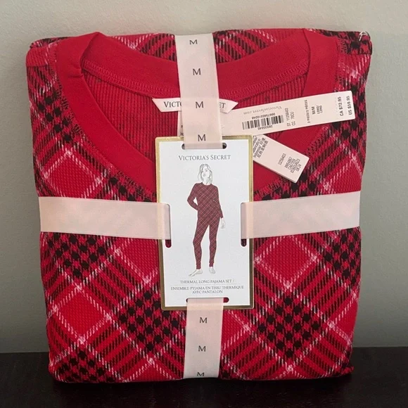 Victoria’s Secret Thermal Long Pajama Set - Picture 1 of 3